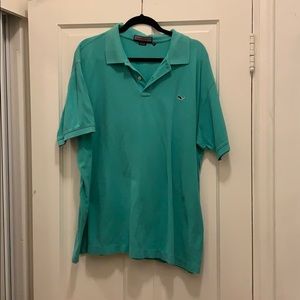 Vineyard vines xl polo in teal